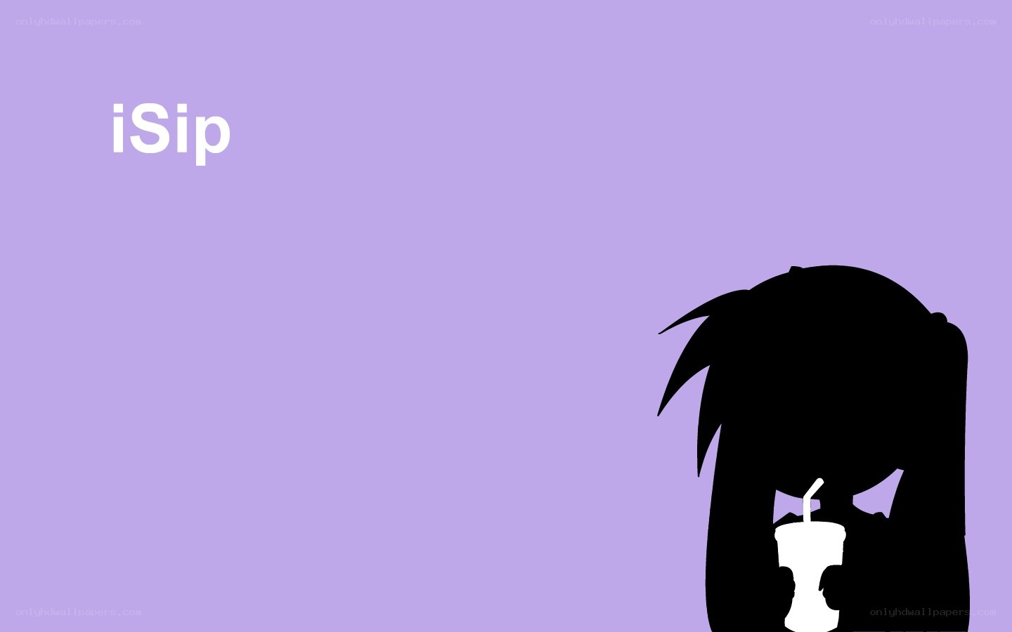 silhouette drinking a soda