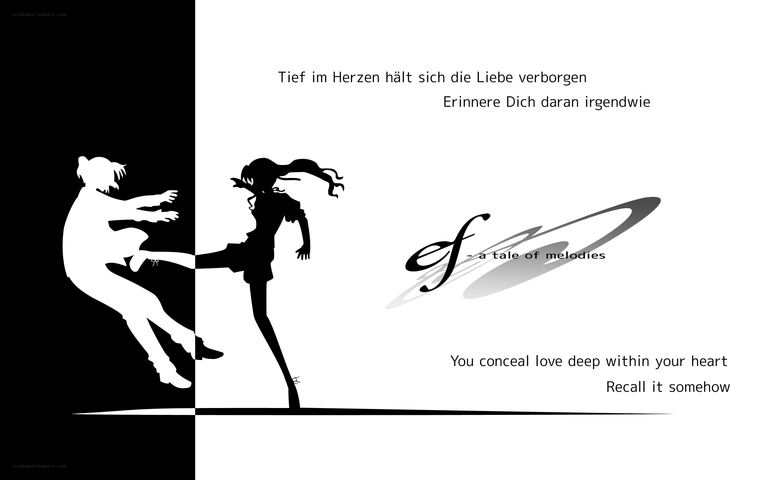 Silhouette fight scene