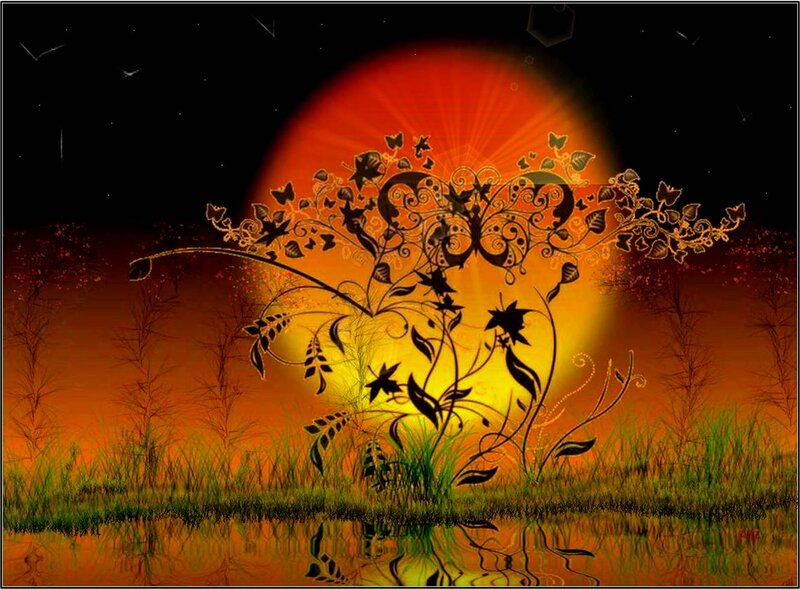 Silhouette Floral Design
