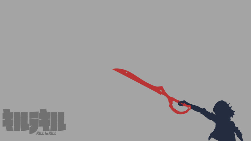 Silhouette Holding Red Scythe
