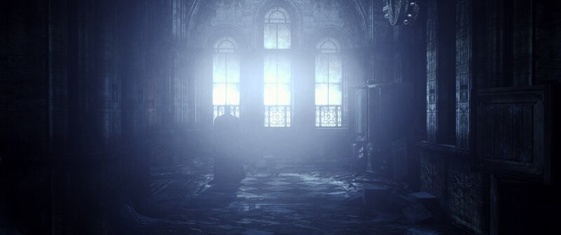 Silhouette in a Cathedral
