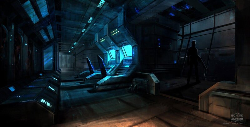 Silhouette in a Spaceship