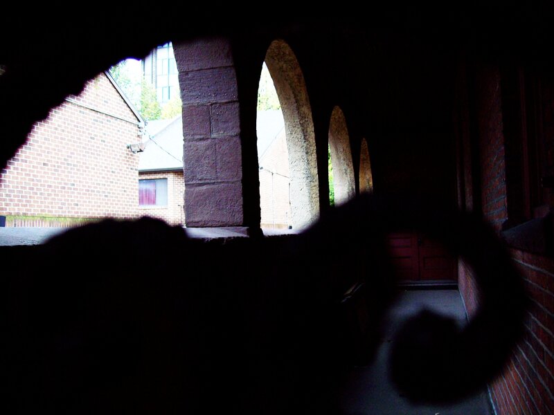 Silhouette in Archway