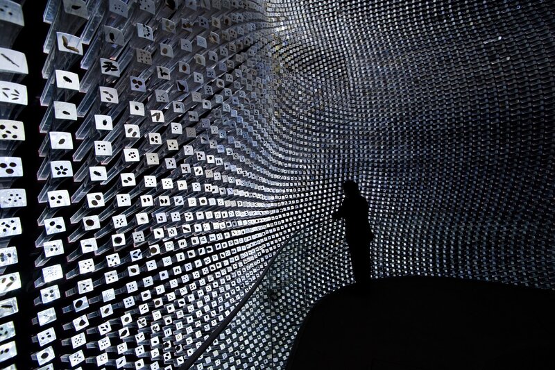 Silhouette in Art Installation
