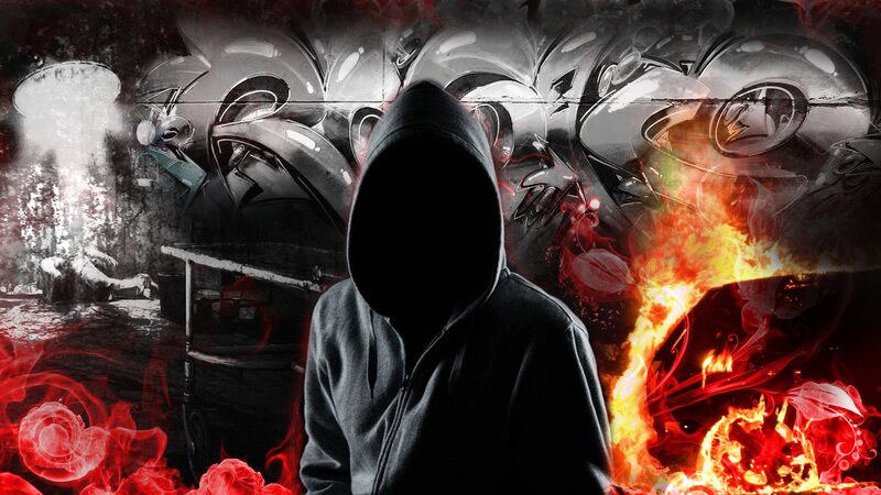 Silhouette in Hoodie