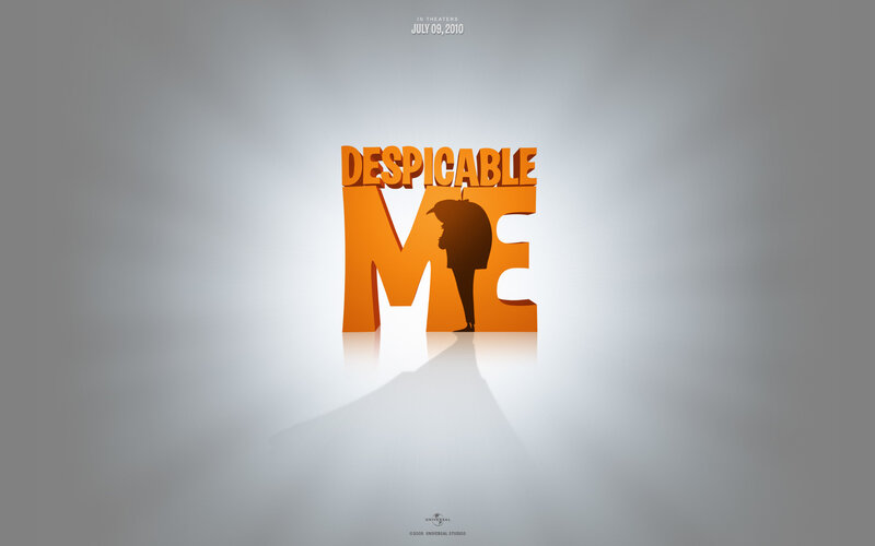 Silhouette in Orange Letters — Dramatic, Illustration, Movie Title