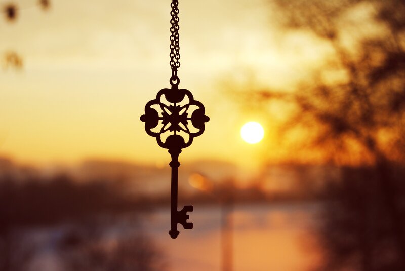 Silhouette Key Pendant