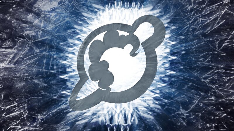 Silhouette Logo on Ice