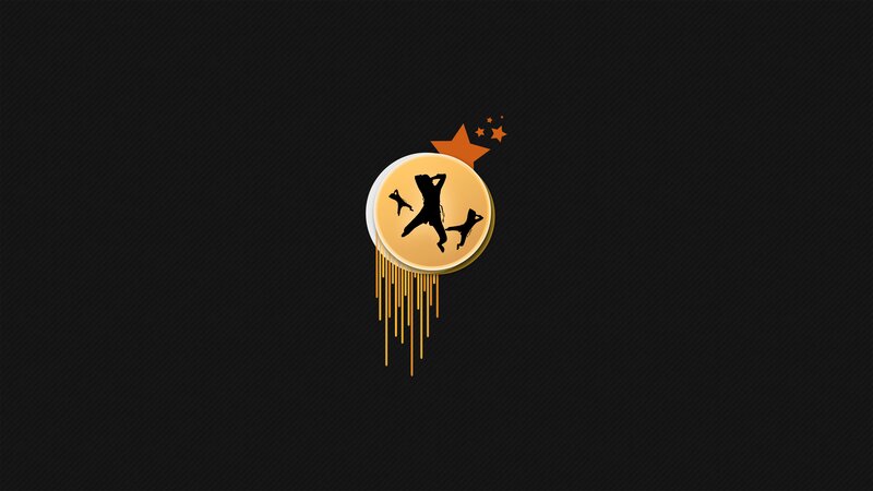 silhouette martial arts logo