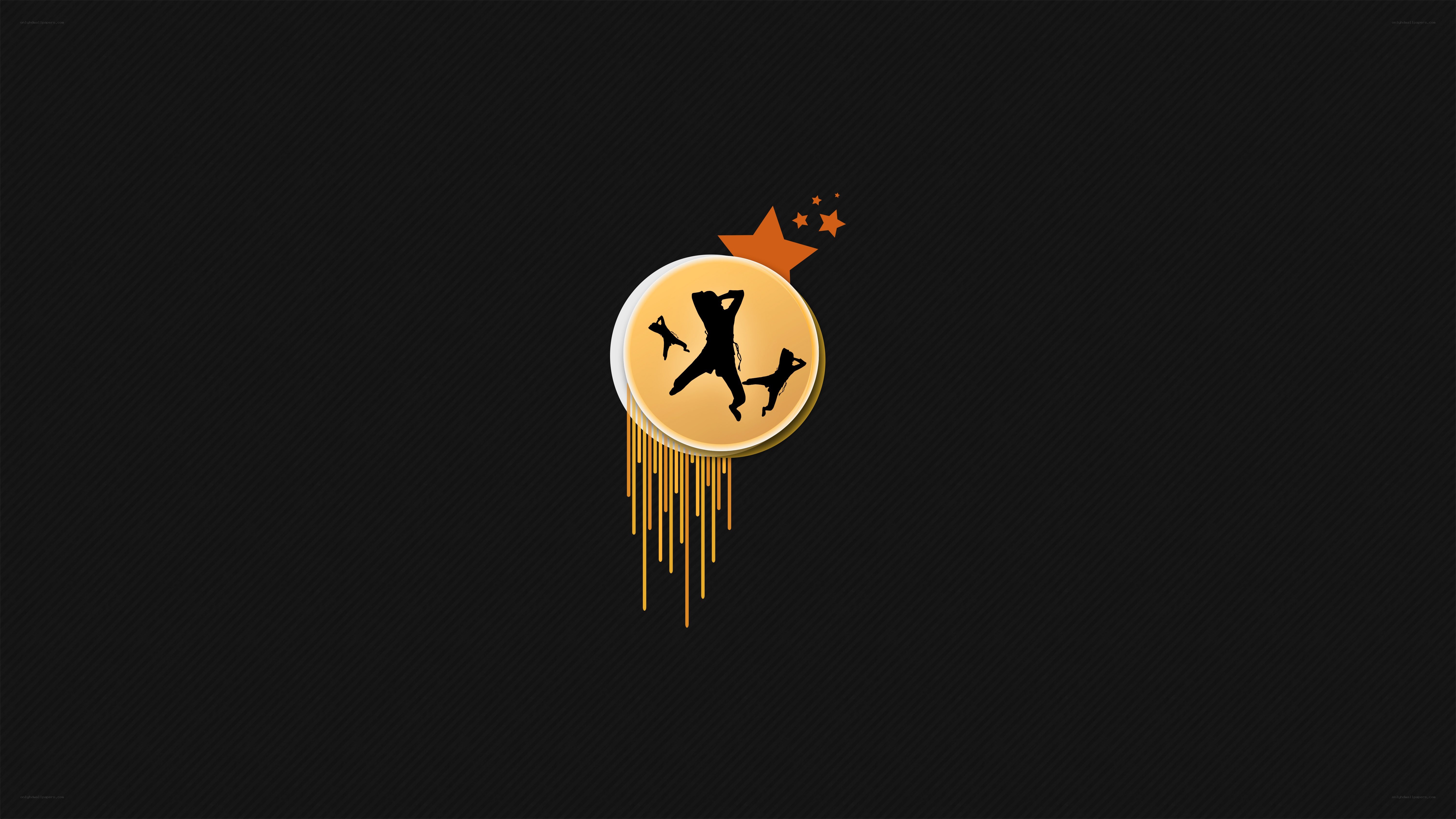 silhouette martial arts logo