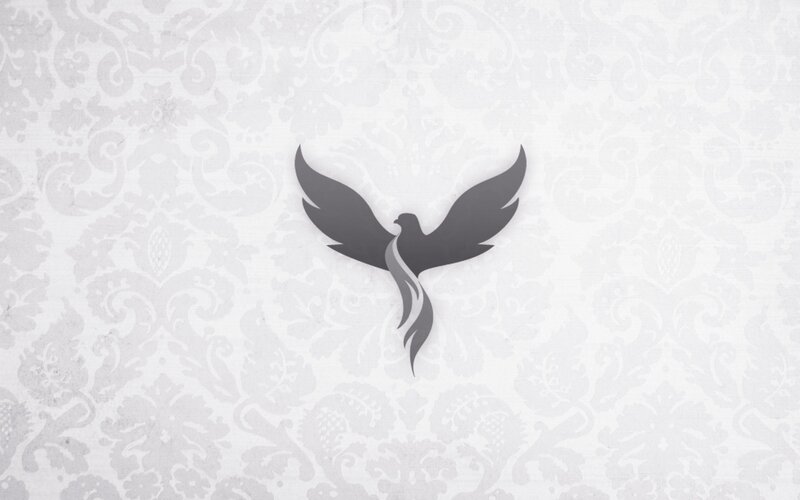 Silhouette of a Bird — Gray, Minimalist