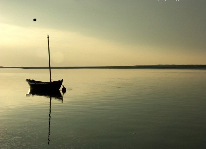 Silhouette of a Boat