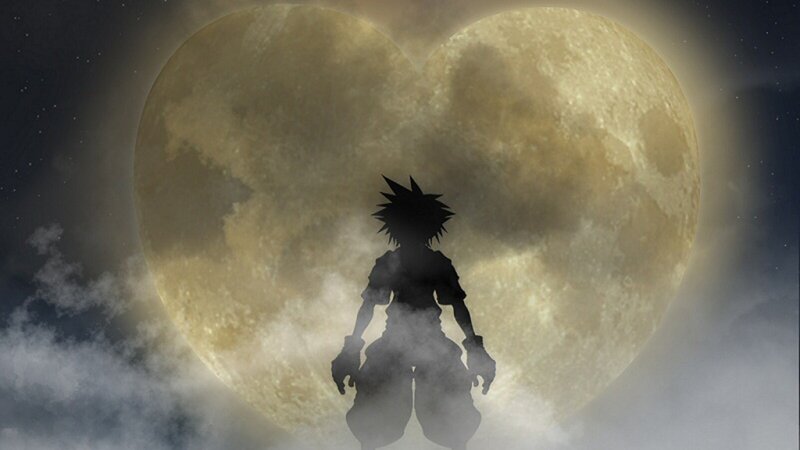 Silhouette of a Boy — Black, Dramatic, Night