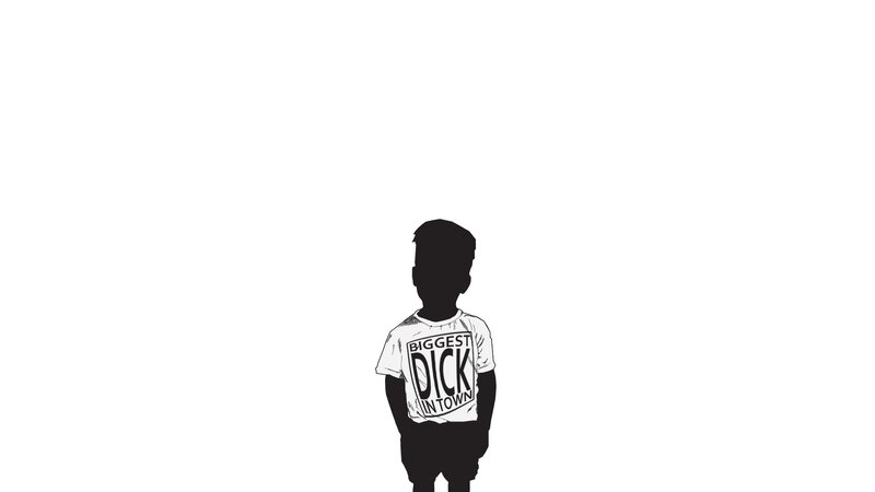 Silhouette of a Boy — Black, Neutral