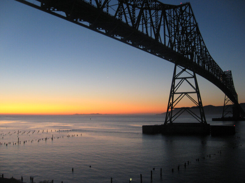 Silhouette of a Bridge