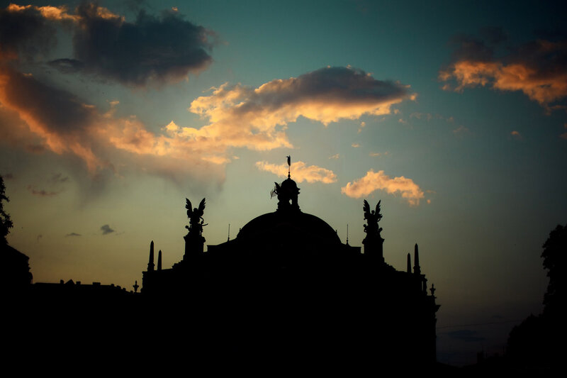 Silhouette of a Building