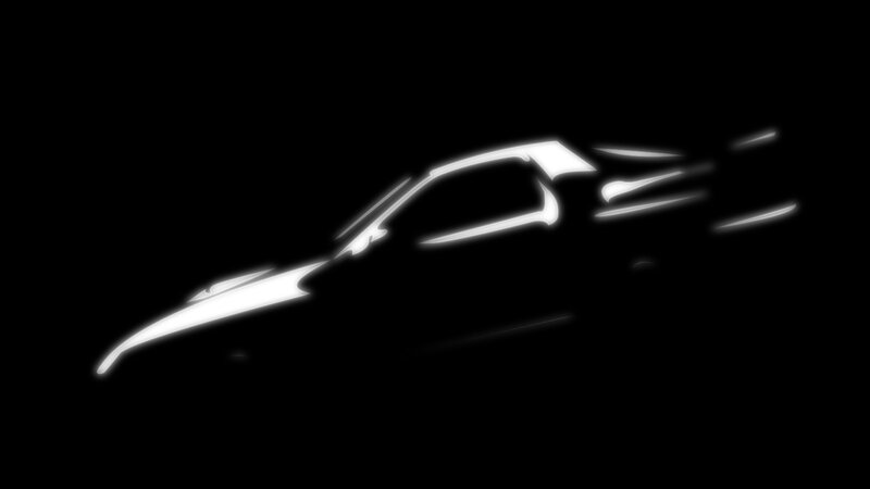 Silhouette of a Car — Black, Dramatic, Illustration