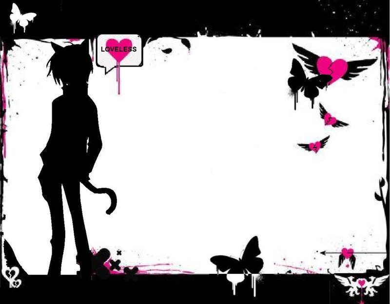 Silhouette of a Cat-eared Person