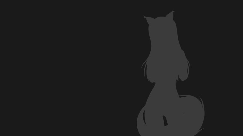 Silhouette of a Cat-like Figure