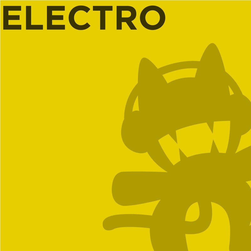 Silhouette of a Cat — Yellow, Bold