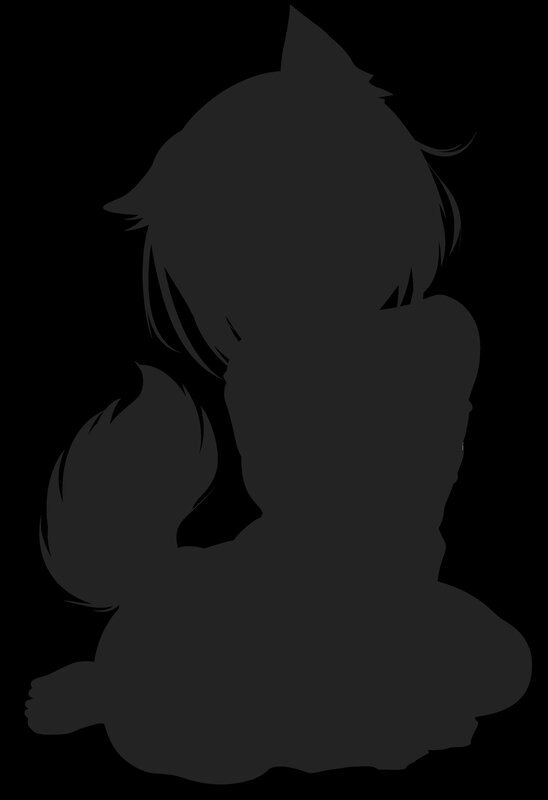 silhouette of a character