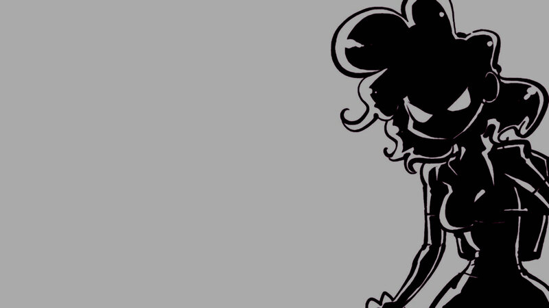 silhouette of a character