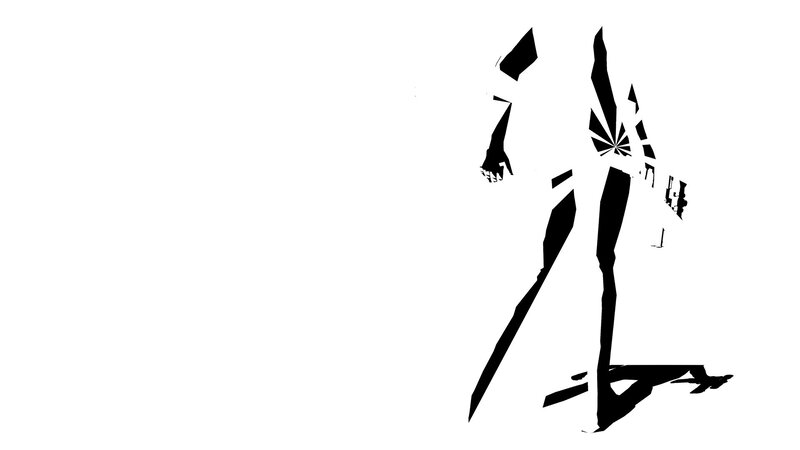 silhouette of a character