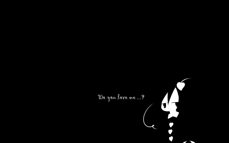 silhouette of a character asking love