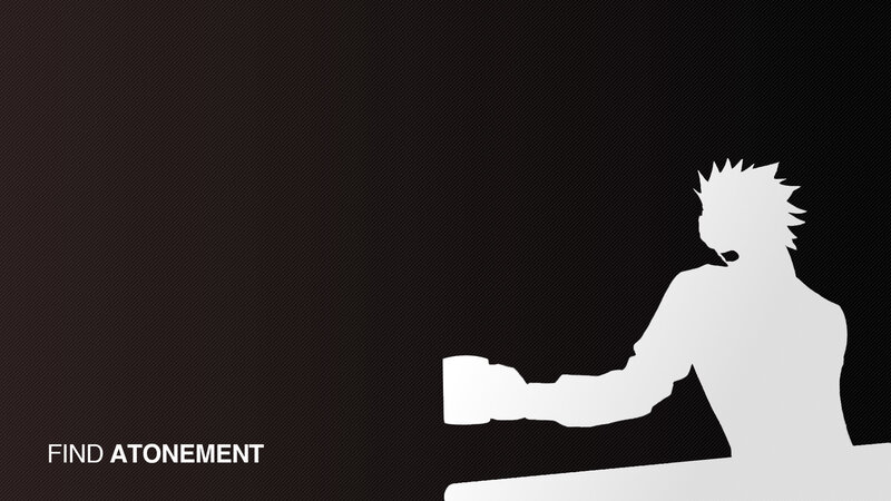 silhouette of a character at a desk