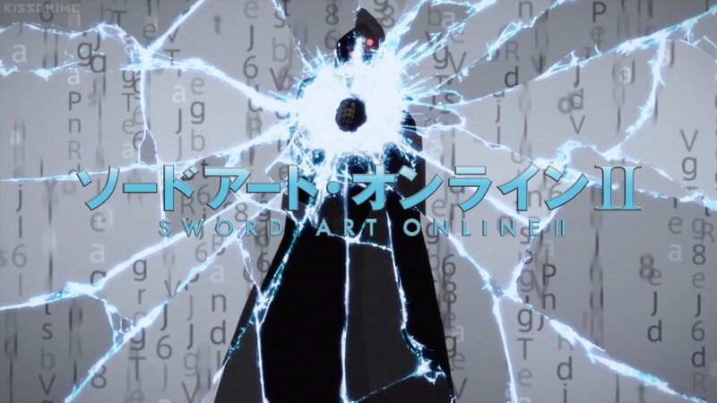 Silhouette of a Character — Black, Dramatic, Anime, Text