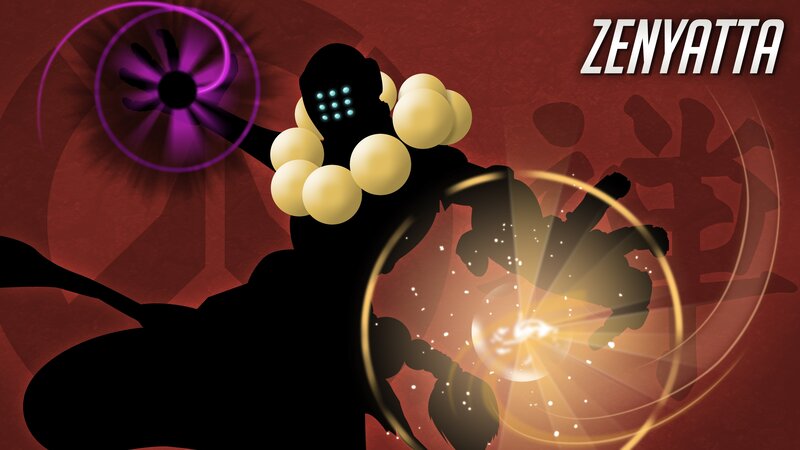 Silhouette of a Character — Black, Dramatic, Digital Art, Spheres