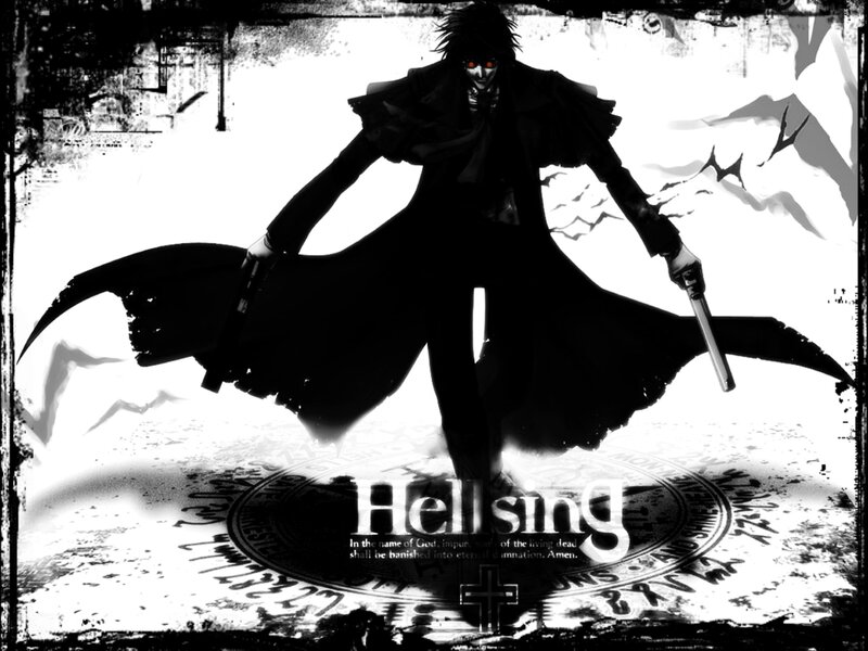 Silhouette of a Character — Black, Dramatic, Manga