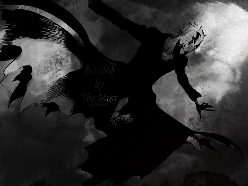 Silhouette of a Character — Black, Dramatic, Night