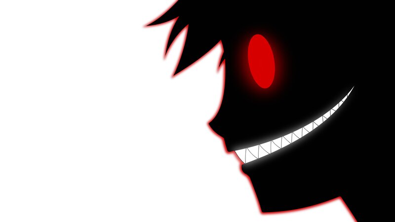 Silhouette of a Character — Black, Menacing