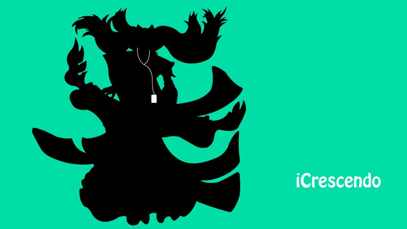 Silhouette of a Character — Black, Minimalist