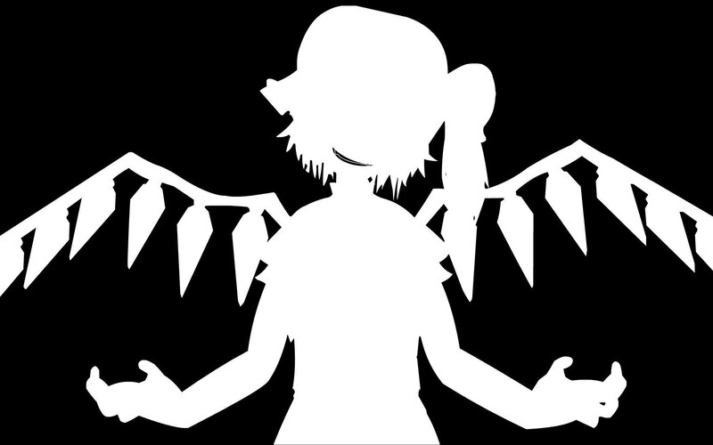 Silhouette of a Character — Black