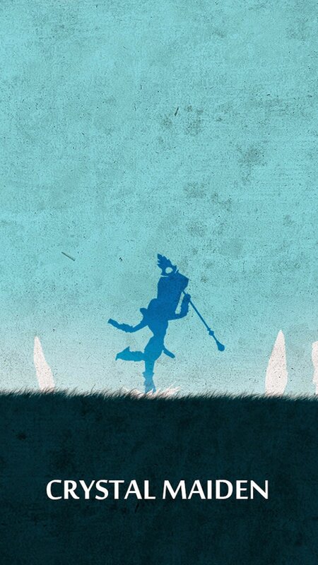 Silhouette of a Character — Blue, Serene