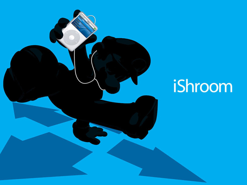 Silhouette of a Character — Blue