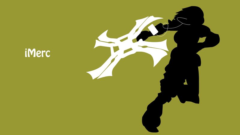 Silhouette of a Character — Olive Green