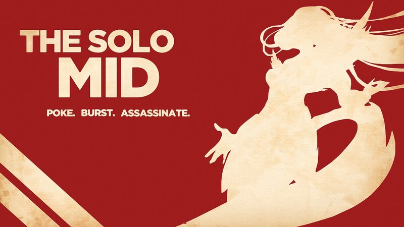 Silhouette of a Character — Red, Dramatic, Illustration, Text