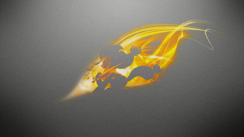 Silhouette of a Character — Yellow, Dynamic