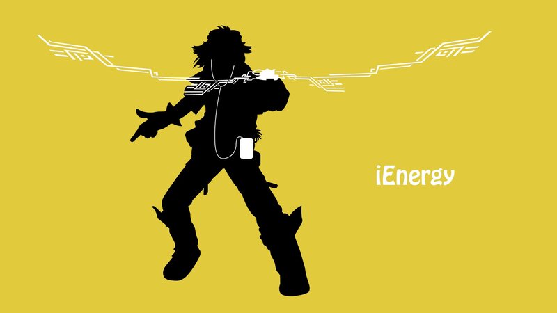 Silhouette of a Character — Yellow, Dynamic, Vector Art