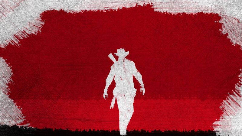 silhouette of a cowboy