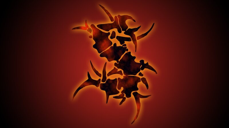 Silhouette of a Creature — Red