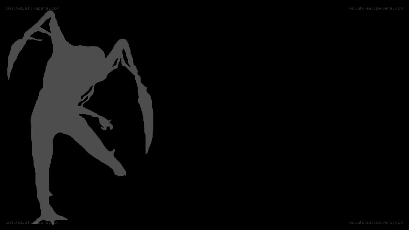 silhouette of a creature