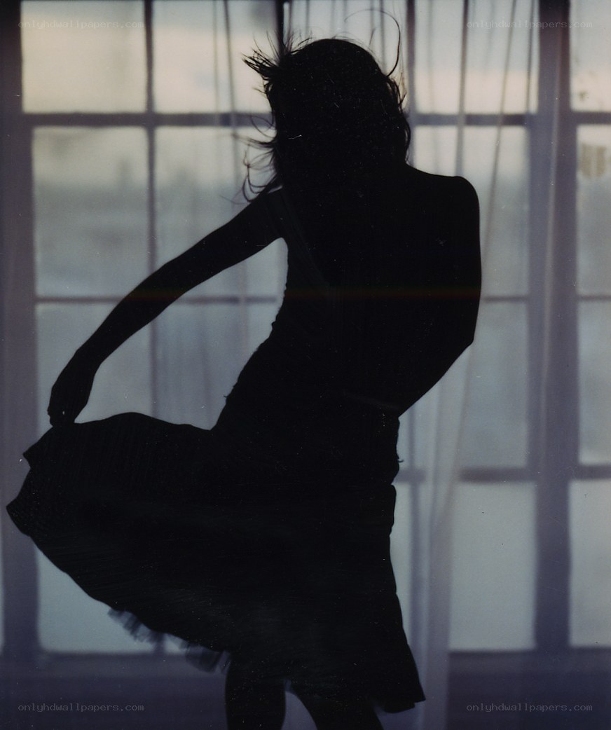 silhouette of a dancer