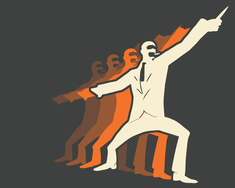 silhouette of a dancer