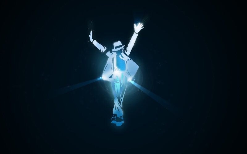 Silhouette of a Dancer — Blue