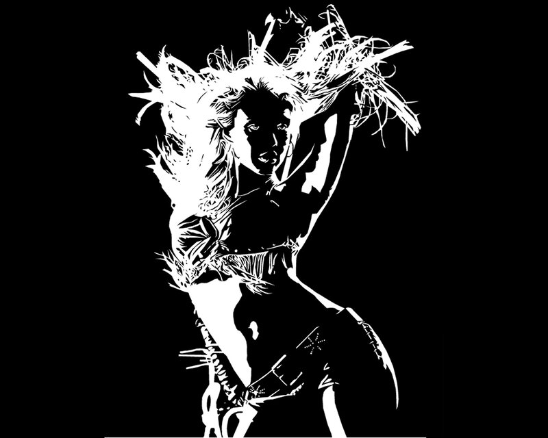 silhouette of a dancer