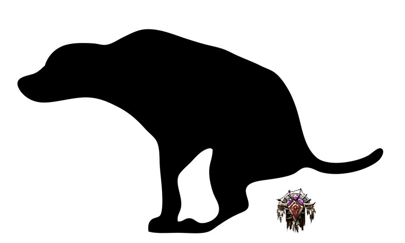 silhouette of a dog
